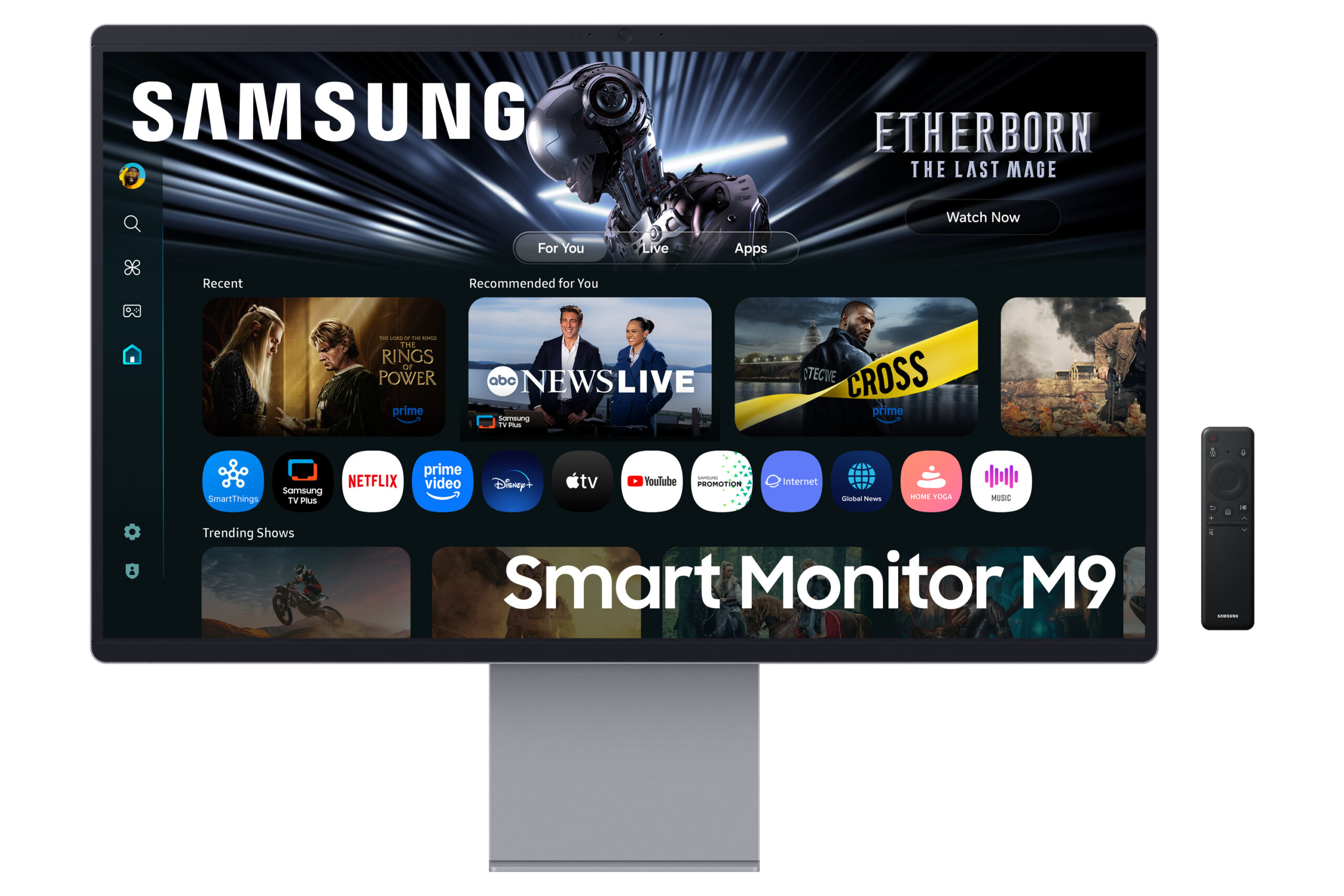 Samsung 32" Smart Monitor M9 M90SF OLED UHD - Afbeelding 2