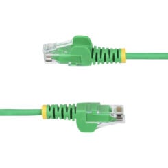 StarTech.com 3m Dunne CAT6 Ethernet Kabel, Groen, Snagless, 100W PoE, UTP, LSZH, 28AWG Pure Koperdraad, Slim RJ45 Netwerk Patchkabel met Trekontlasting, Fluke Getest - Afbeelding 4