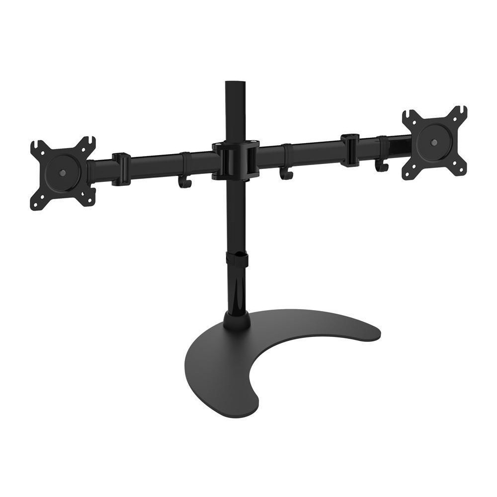 Techly Desk Stand for 2 Monitor 13-27" with Base h.400m ICA-LCD 3410 68,6 cm (27") Bureau Zwart - Afbeelding 2