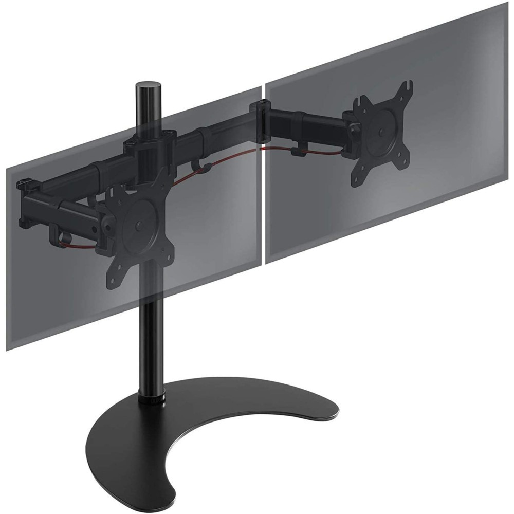 Techly Desk Stand for 2 Monitor 13-27" with Base h.400m ICA-LCD 3410 68,6 cm (27") Bureau Zwart - Afbeelding 5