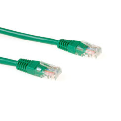ACT Groene 0,25 meter U/UTP CAT6 patchkabel met RJ45 connectoren