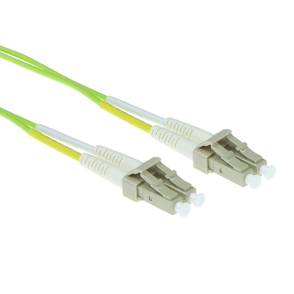 ACT 1 meter LSZH Multimode 50/125 OM5 glasvezel patchkabel duplex met LC connectoren
