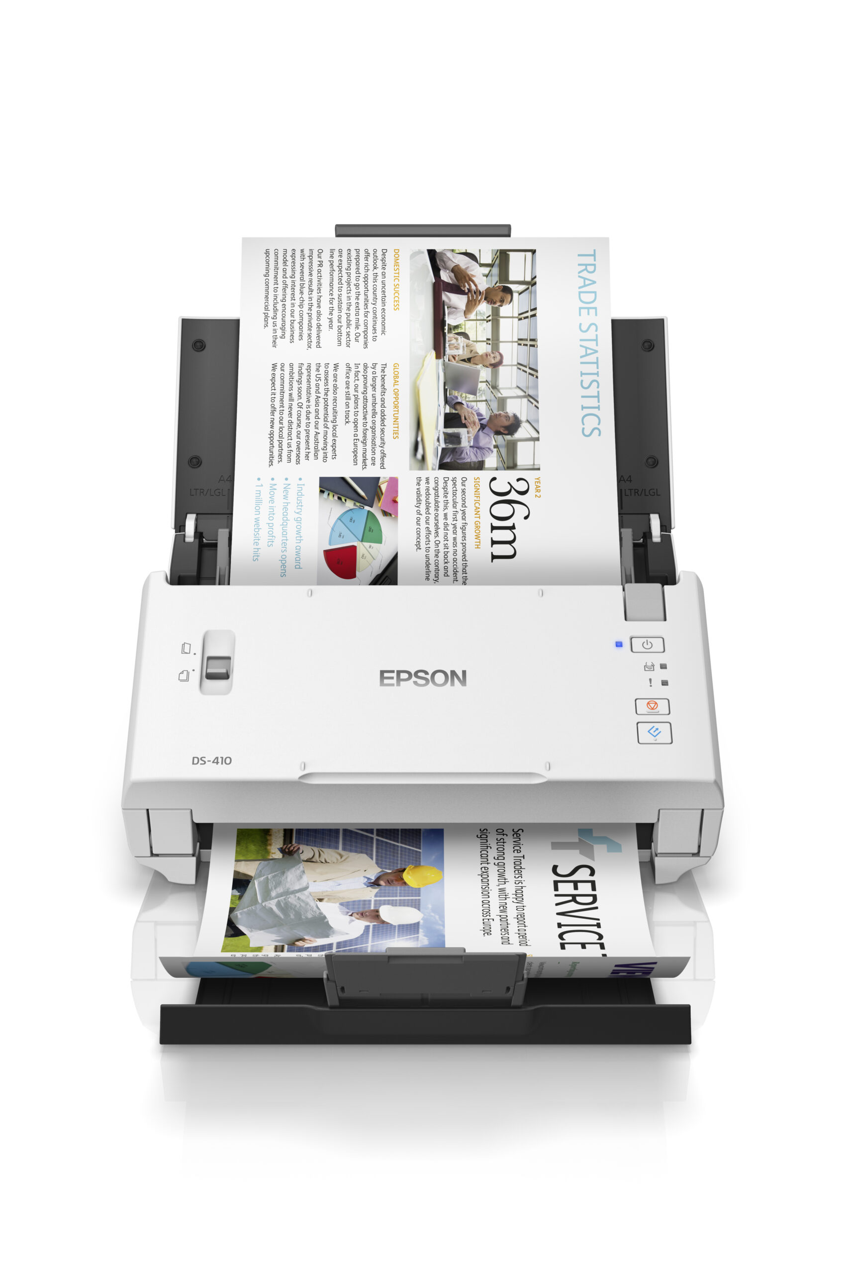 Epson WorkForce DS-410 compacte zakelijke sheet-fed A4-scanner met automatische documentinvoer voor 50 vellen en Document Capture Pro-software - Afbeelding 4