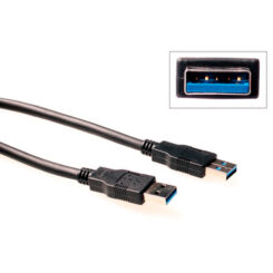 ACT USB 3.0 A male - USB A male 5,00 m - Afbeelding 2