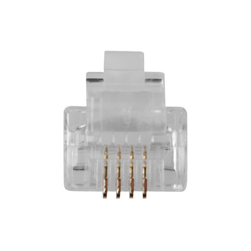 ACT RJ11 (6P/4C) modulaire connector voor ronde kabel met soepele aders - Afbeelding 4