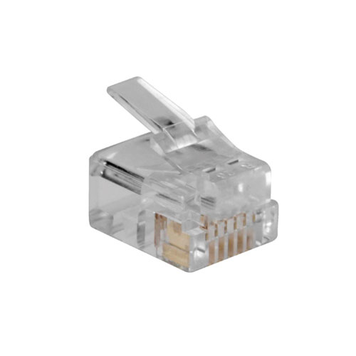 ACT RJ12 (6P/6C) modulaire connector voor ronde kabel met soepele aders - Afbeelding 5