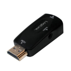 LogiLink CV0107 tussenstuk voor kabels HDMI VGA Zwart - Afbeelding 2
