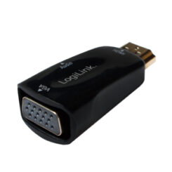 LogiLink CV0107 tussenstuk voor kabels HDMI VGA Zwart - Afbeelding 3
