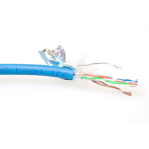 ACT CAT5E F/UTP LSZH soepel patch blauw 100 m - Afbeelding 2