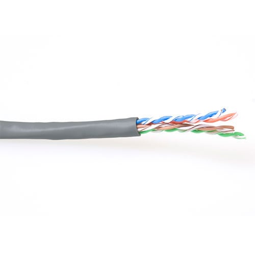 ACT CAT6 U/UTP PVC soepel patch grijs 100 m
