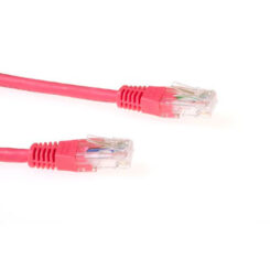 ACT Rode 0,5 meter LSZH U/UTP CAT6 patchkabel met RJ45 connectoren - Afbeelding 2