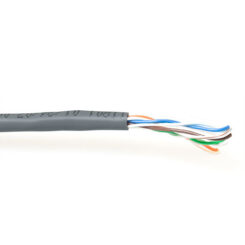 ACT CAT5E U/UTP PVC massief grijs 305 m
