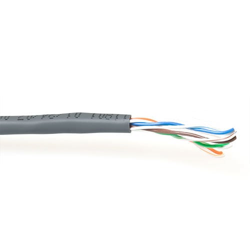 ACT CAT5E U/UTP PVC massief grijs 305 m