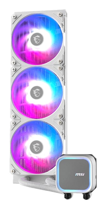 MSI MAG Coreliquid A13 360 WHITE Moederbord, Processor Alles-in-één vloeistofkoeler 12 cm Wit 1 stuk(s) - Afbeelding 3