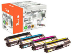 Peach 112066 tonercartridge 4 stuk(s) Compatibel Zwart, Cyaan, Magenta, Geel