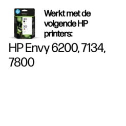 HP 303 originele zwarte/drie-kleuren inktcartridges, 2-pack - Afbeelding 3