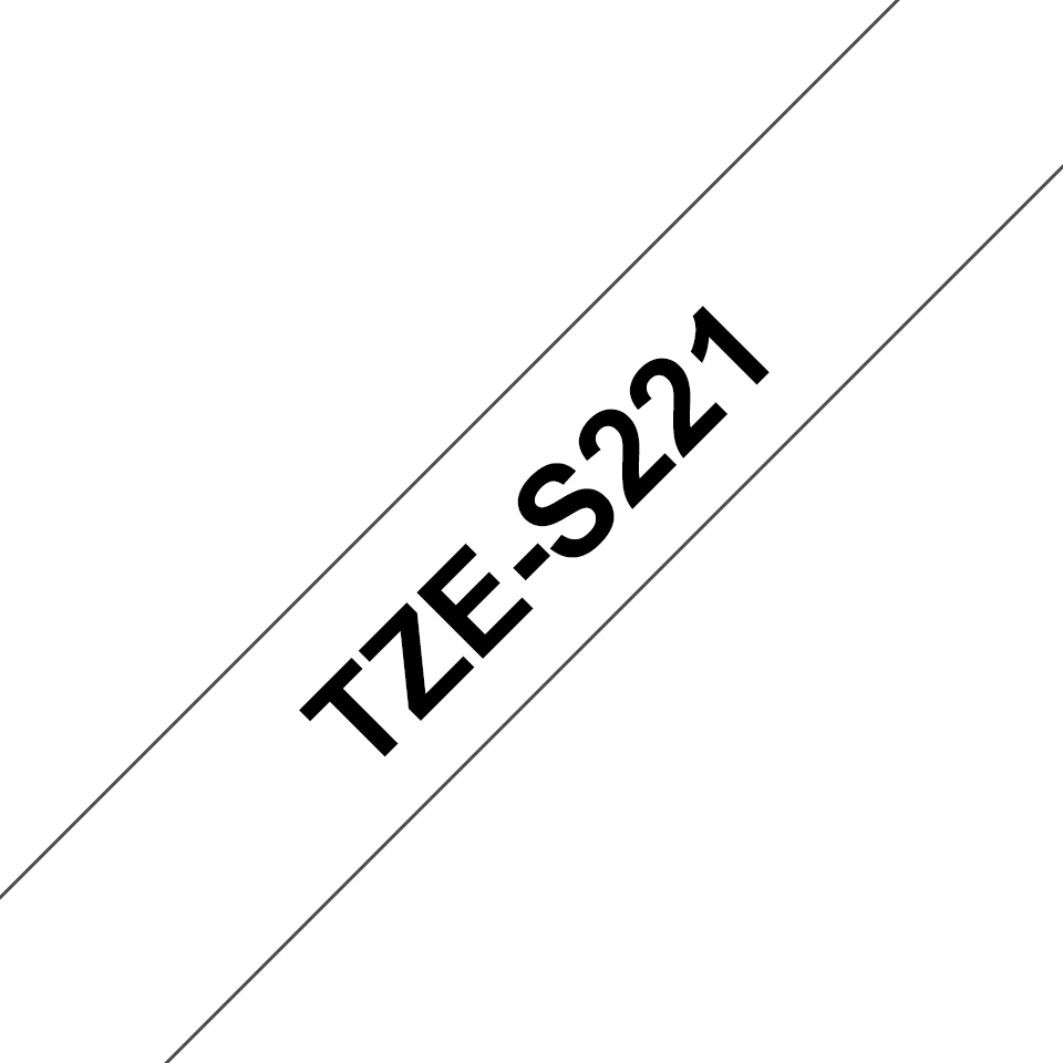 Brother TZE-S221 labelprinter-tape TZ - Afbeelding 2