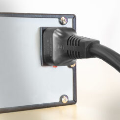 ACT Netsnoer C19 IEC Lock - open einde zwart 2 m, PC1174, 5-Pack - Afbeelding 4