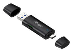 Equip 245462 geheugenkaartlezer USB 3.2 Gen 1 (3.1 Gen 1) Type-A/Type-C Zwart - Afbeelding 2