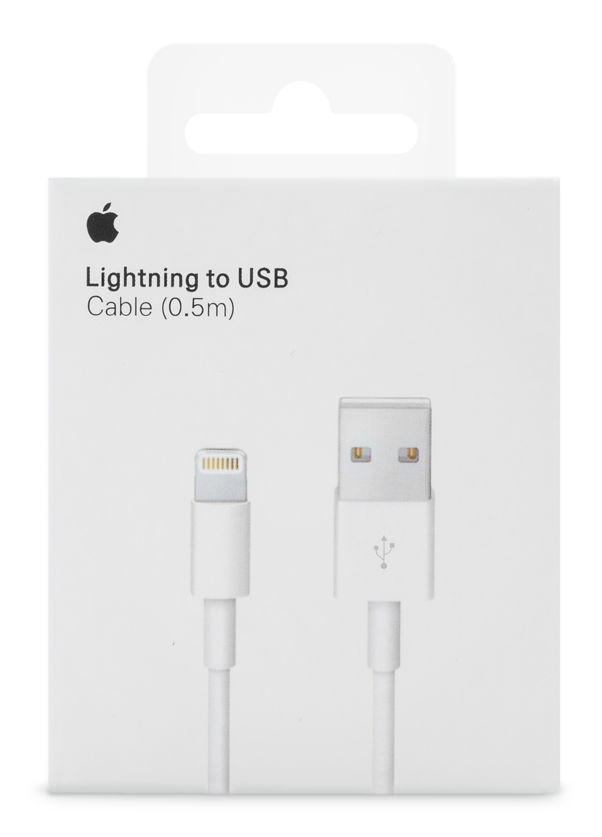 ME291ZM/A Apple Lightning to USB Cable 0.5m. White - Afbeelding 4