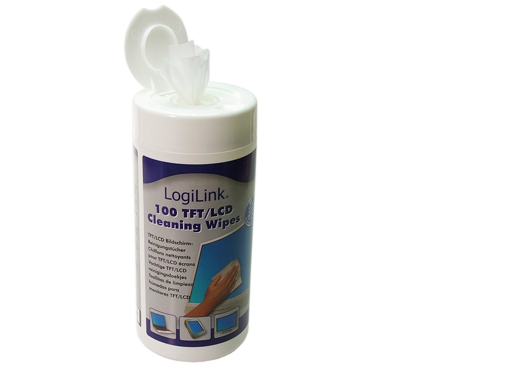 LogiLink TFT LCD Reinigung Wipes LCD/LED/Plasma, LCD/TFT/Plasma, PC, Laptop, Mobiele telefoon/Smartphone, Game console