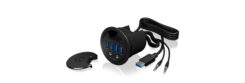 ICY BOX IB-HUB1403A wandcontactdoos Zwart - Afbeelding 5