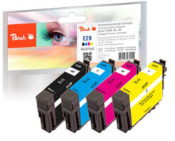 Peach 320117 inktcartridge Zwart, Cyaan, Magenta, Geel