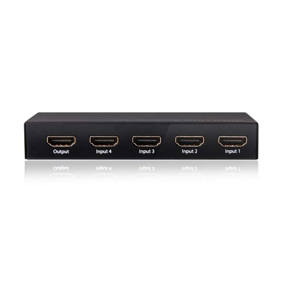 CLUB3D HDMI™ 2.0 UHD 4K60Hz SwitchBox 4 poorten en inbegrepen IR-afstandsbediening - Afbeelding 2