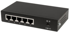 Intellinet 5-poorts Gigabit Ethernet PoE+ netwerk switch, 4x PoE-poorten, IEEE 802.3at/af conform, 60 W PoE-budget, endspan, desktopuitvoering, metalen behuizing, 3 jaar garantie - Afbeelding 5