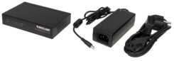 Intellinet 5-poorts Gigabit Ethernet PoE+ netwerk switch, 4x PoE-poorten, IEEE 802.3at/af conform, 60 W PoE-budget, endspan, desktopuitvoering, metalen behuizing, 3 jaar garantie - Afbeelding 6