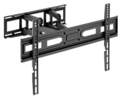 Manhattan Wandbeugel voor TV’s en monitoren (Volledig Verstelbaar), voor schermen 32–65", VESA-compatibiliteit: van 100x100 tot 600x400 mm (controleer de afmetingen van de vier montagegaten aan de achterzijde), max 40 kg, zwart - Afbeelding 3