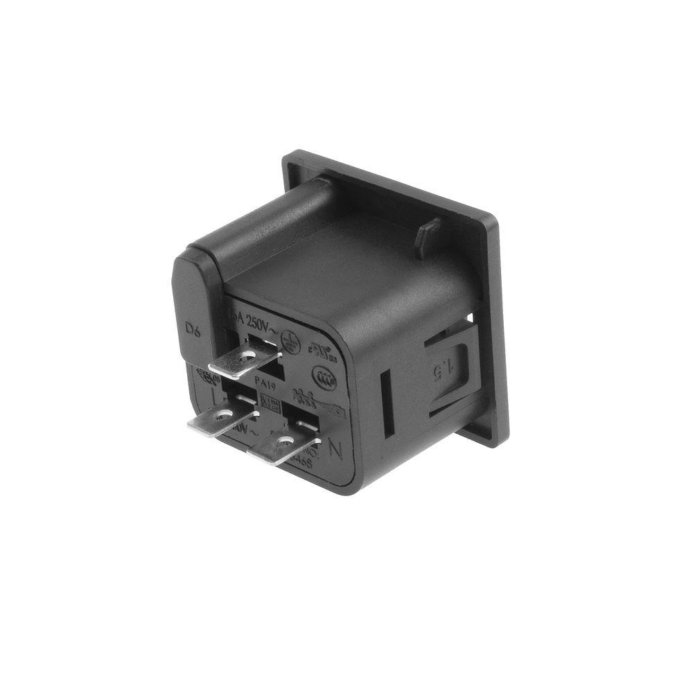 ACT C19 IEC Lock Net Entree (1x uitgang) - zwart, PA195015BK - Afbeelding 4
