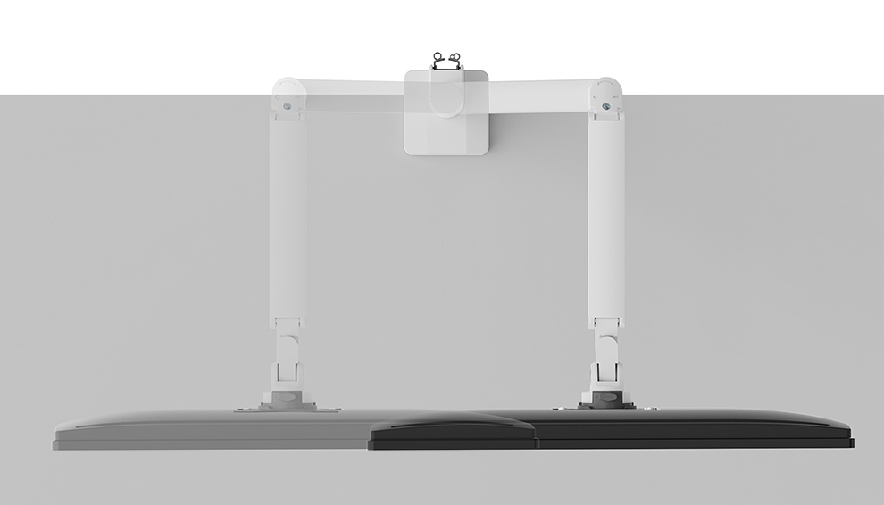 Neomounts DS70-250WH1 Monitorarm 17-35" - gasveer - Topfix - 180°-stop - Afbeelding 6