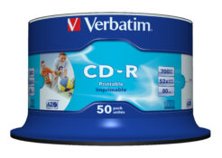 Verbatim CD-R AZO Wide Inkjet Printable no ID 700 MB 52x 50 stuk(s) - Afbeelding 2