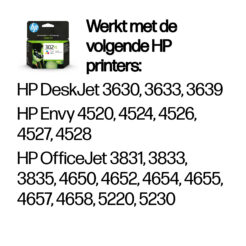 HP 302XL originele high-capacity drie-kleuren inktcartridge