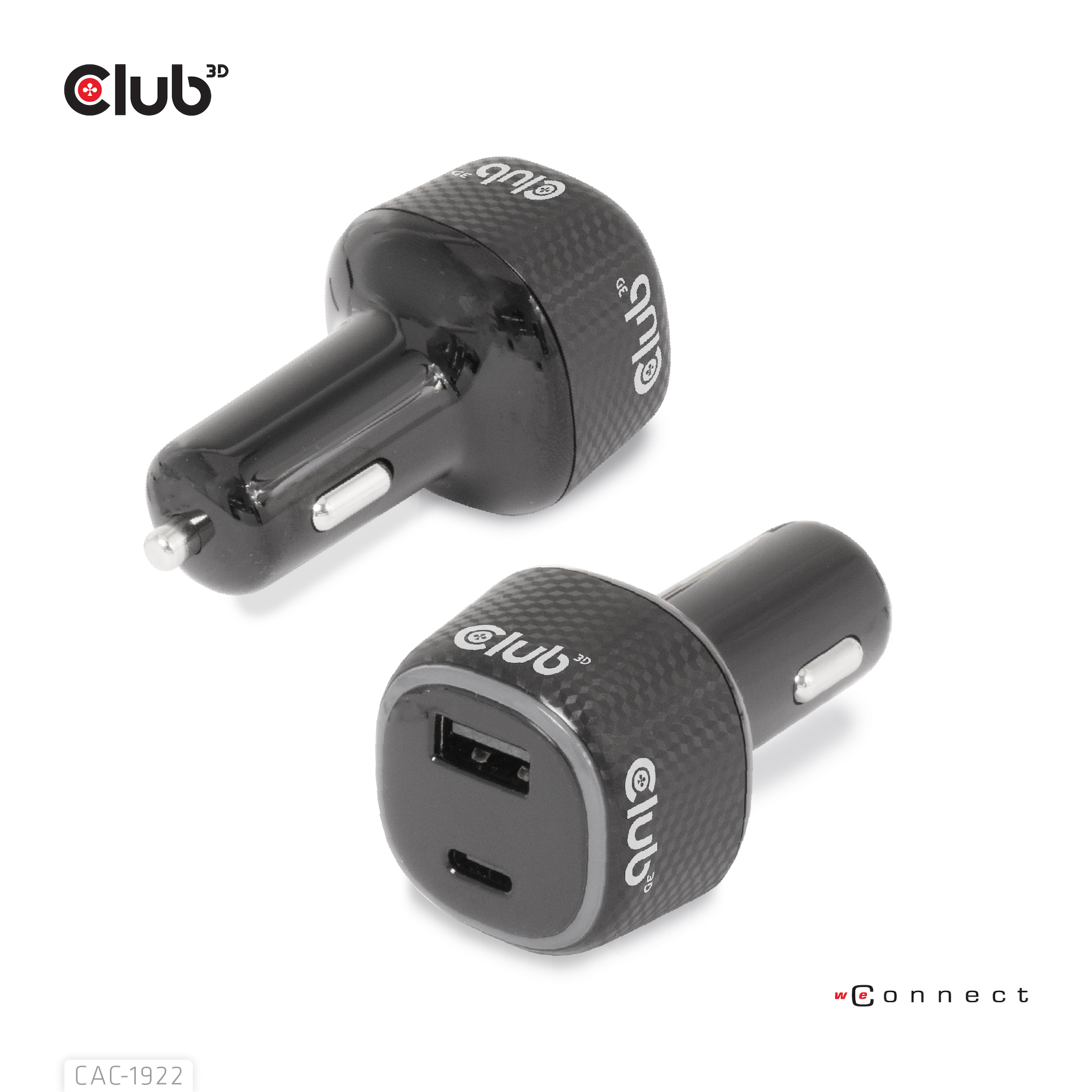 CLUB3D Notebook / Laptop Power Car Charger 63 Watt - Afbeelding 10