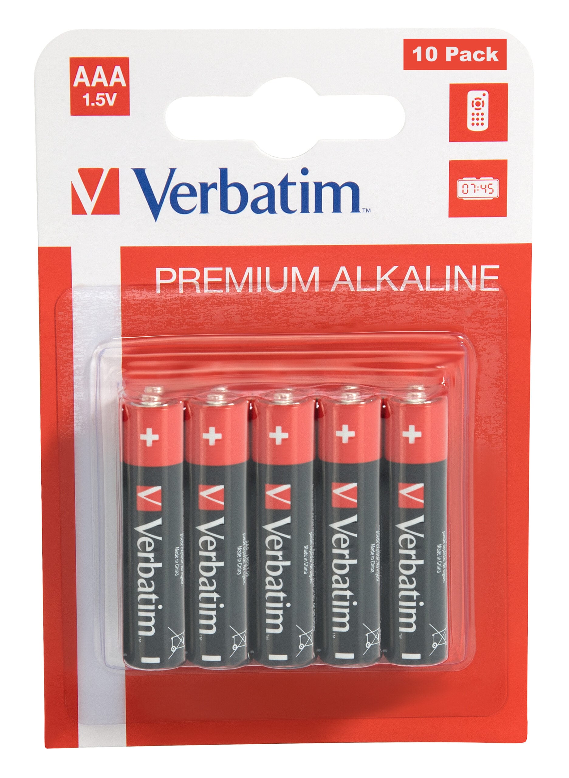 Verbatim AAA-alkalinebatterijen