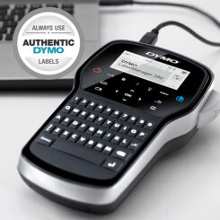 DYMO LabelManager 260-labelprinter | Oplaadbare labelmaker met QWERTY-toetsenbord | Inclusief zwart-wit D1-labeltape (12 mm) | Voor thuis en op kantoor - Afbeelding 3