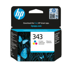 HP 343 originele drie-kleuren inktcartridge