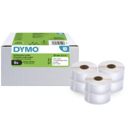 DYMO originele LabelWriter multifunctionele labels | 32 mm x 57 m | 6 rollen met elk 1.000 labels (6.000 zelfklevende etiketten) | Zelfklevend | voor de LabelWriter labelprinters - Afbeelding 3