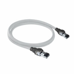 ACT Grijze 1 meter S/FTP CAT6A IDC 4PPoE / PoE++ 100W LSZH patchkabel snagless met RJ45 connectoren - Afbeelding 3