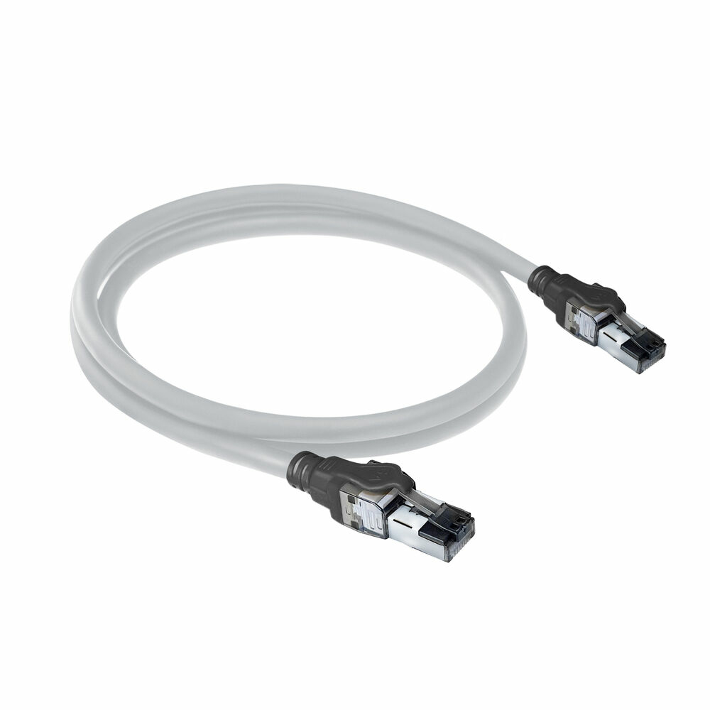 ACT Grijze 5 meter S/FTP CAT6A IDC 4PPoE / PoE++ 100W LSZH patchkabel snagless met RJ45 connectoren - Afbeelding 3