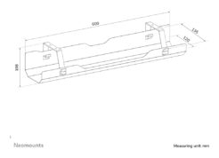 Neomounts ADS07-122BL Kabelgoot - schroefbevestiging - universeel - Afbeelding 12