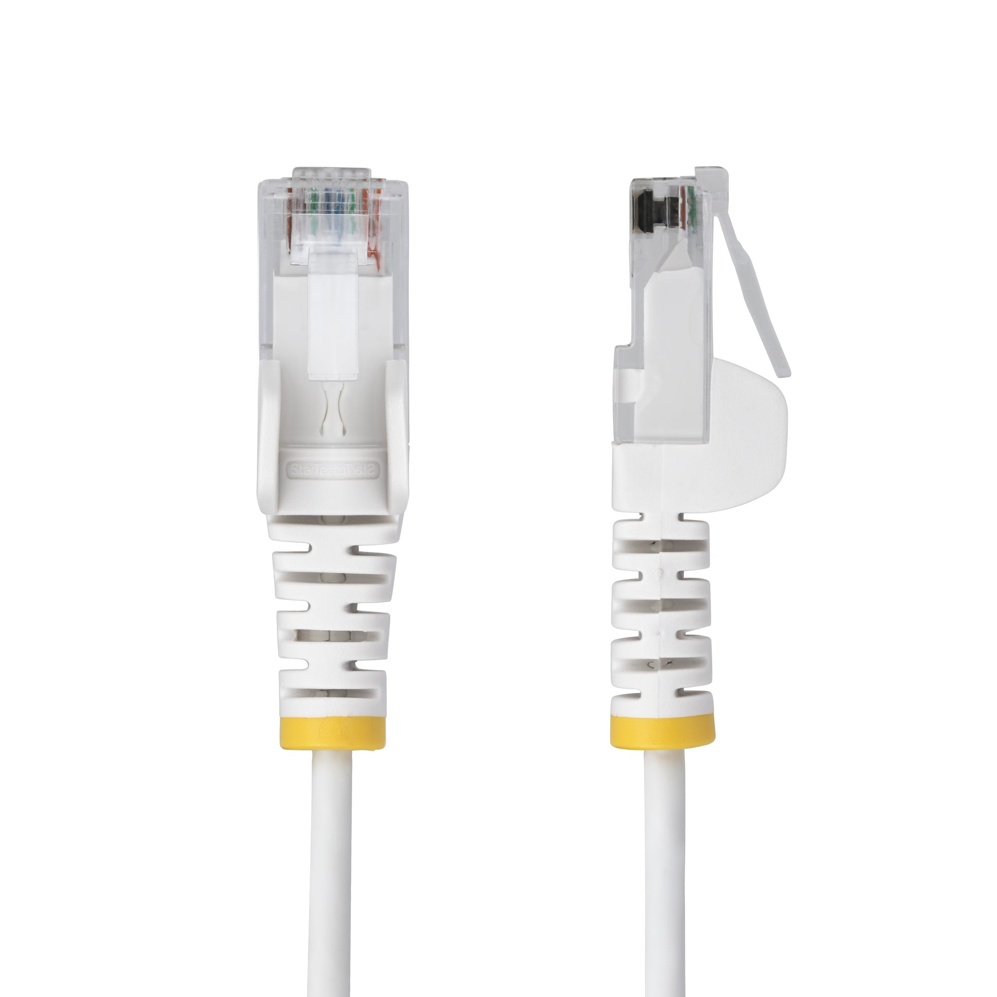 StarTech.com 50cm Dunne CAT6 Ethernet Kabel, Wit, Snagless, 100W PoE, UTP, LSZH, 28AWG Pure Koperdraad, Slim RJ45 Netwerk Patchkabel met Trekontlasting, Fluke Getest - Afbeelding 3