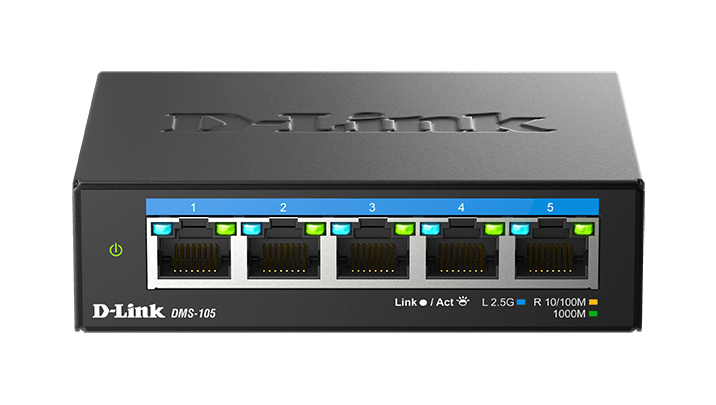 D-Link 5-poorts 2,5G Multi-Gigabit Desktop Switch - Afbeelding 4