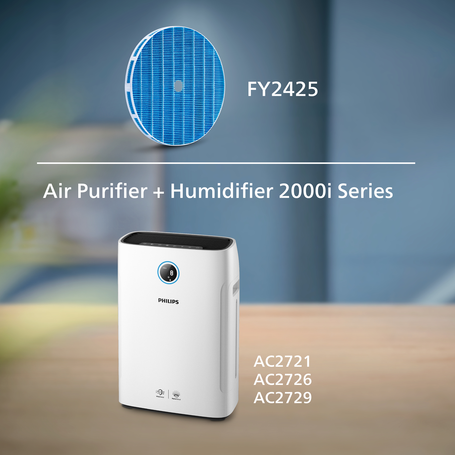 Philips Genuine replacement filter FY2425/30 Bevochtigingsfilter - Afbeelding 3