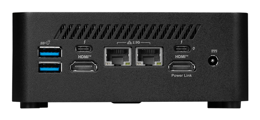 MSI Cubi NUC AI 1UMG-007EU Intel Core Ultra 5 125H 8 GB DDR5-SDRAM 512 GB SSD Windows 11 Home Mini PC Zwart - Afbeelding 4