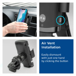 ACT Automatische smartphone autohouder met draadloze snellaadfunctie - Afbeelding 7