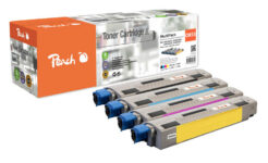 Peach 112482 tonercartridge 4 stuk(s) Compatibel Zwart, Cyaan, Magenta, Geel