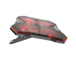 GENESIS Oxid 260 laptop cooling pad 43,9 cm (17.3") 1010 RPM Zwart, Rood - Afbeelding 4